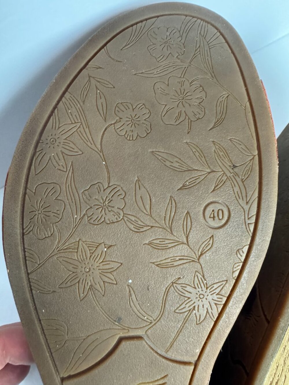 Dansko Lacee Burnished Calf Leather Strappy Sandals Coral Size EU 40 - Picture 11 of 12